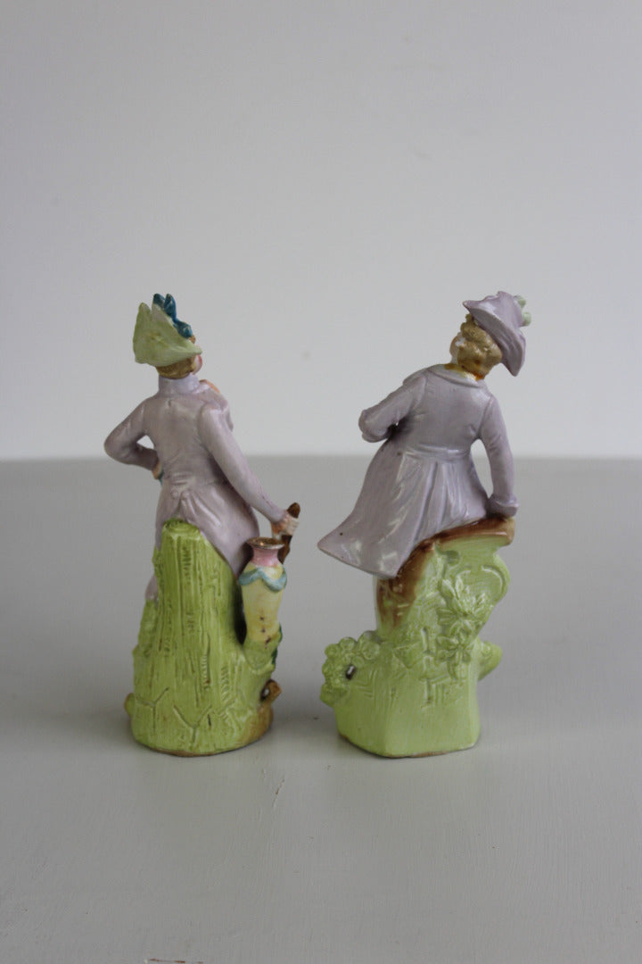 Two Similar Austrian Porcelain Figures - Kernow Furniture