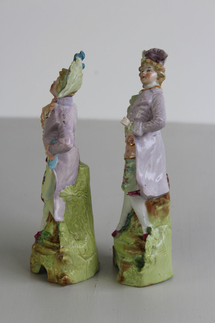 Two Similar Austrian Porcelain Figures - Kernow Furniture