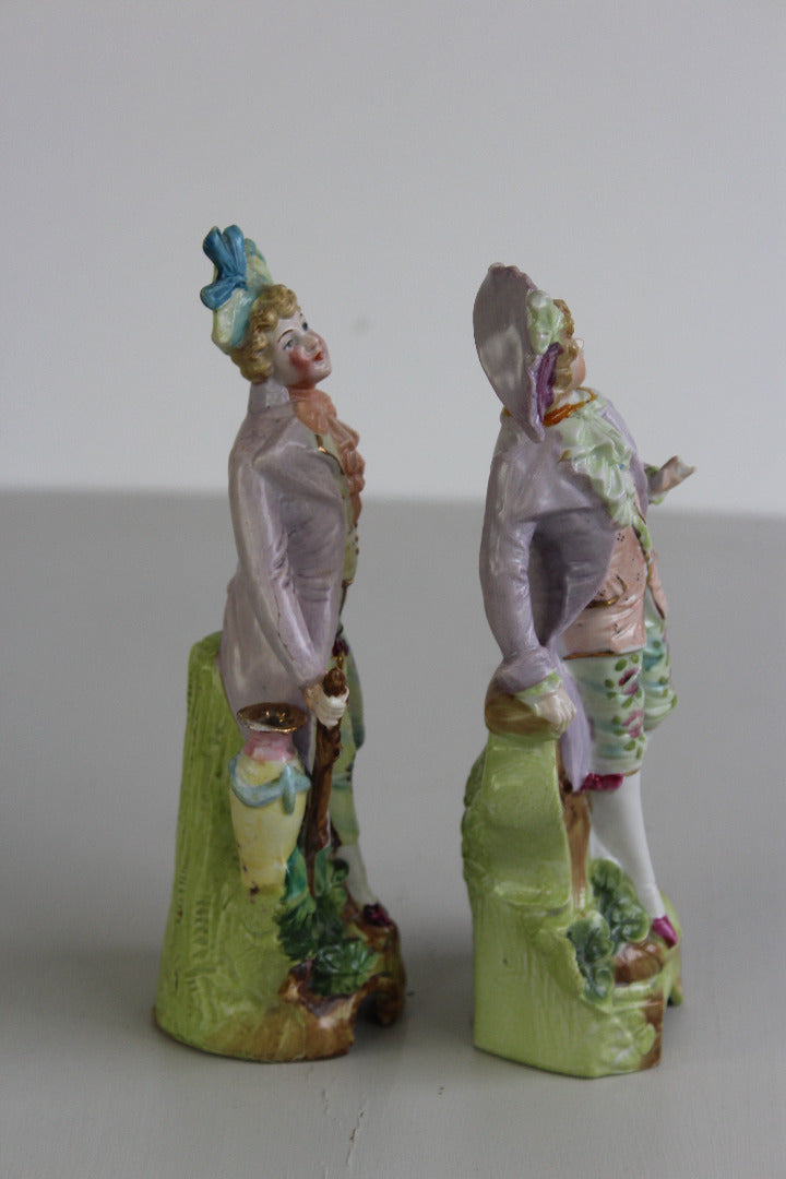 Two Similar Austrian Porcelain Figures - Kernow Furniture