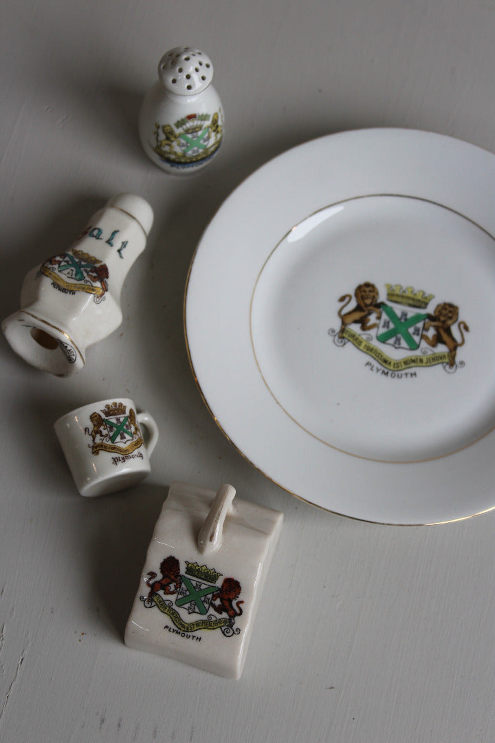 5 Pieces of Plymouth Crestware Kernow Furniture