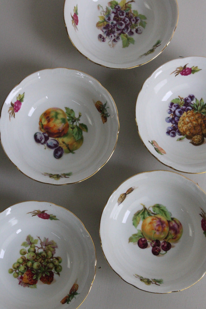 5 Czech Fruit Dessert Bowls - Kernow Furniture