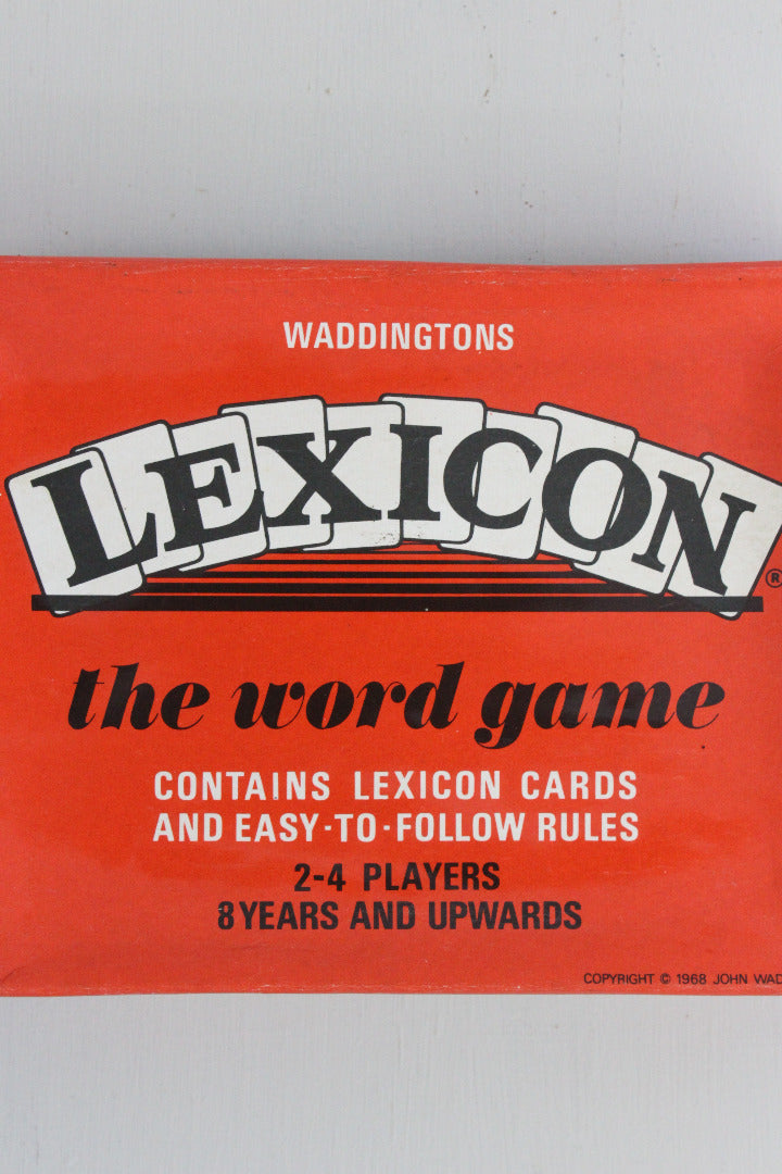 Waddingtons Lexicon Vintage Card Game - Kernow Furniture