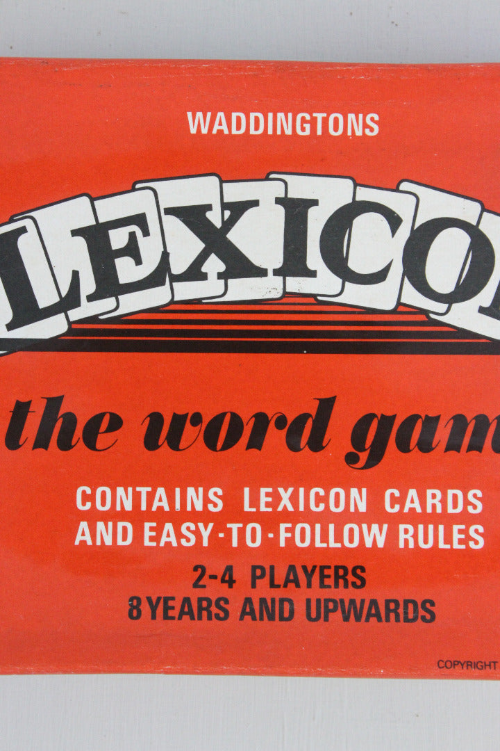 Waddingtons Lexicon Vintage Card Game - Kernow Furniture