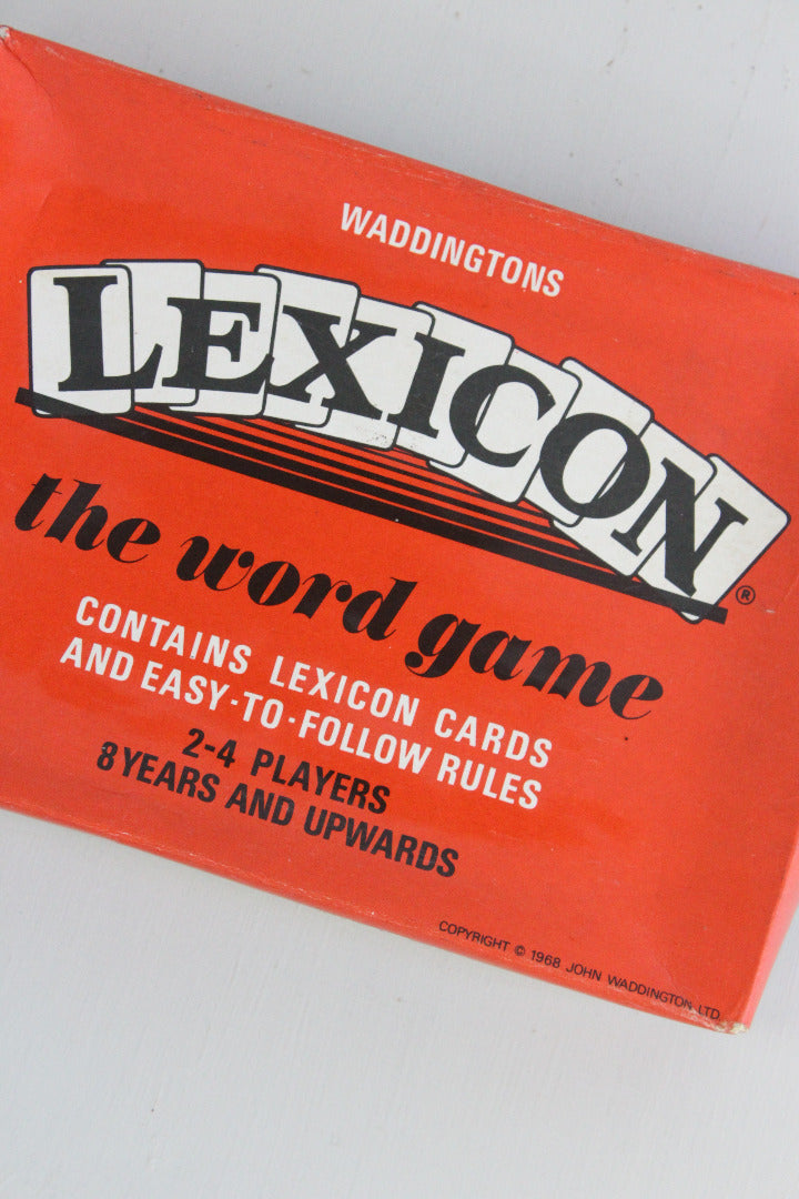 Waddingtons Lexicon Vintage Card Game - Kernow Furniture