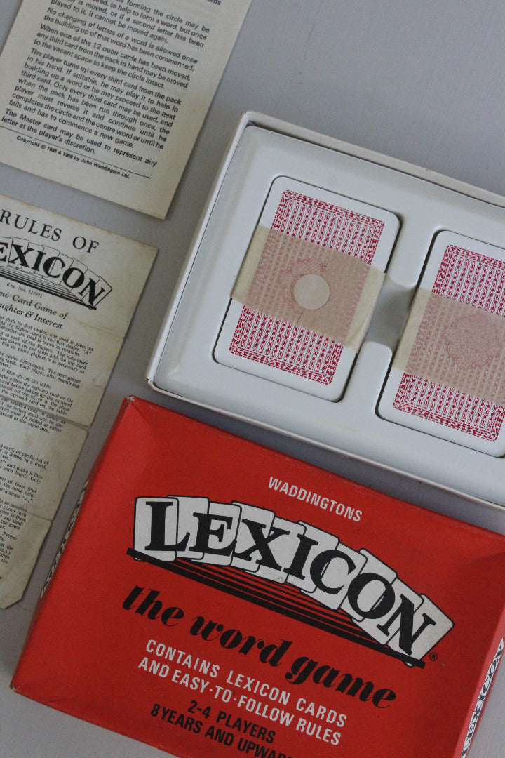 Waddingtons Lexicon Vintage Card Game - Kernow Furniture