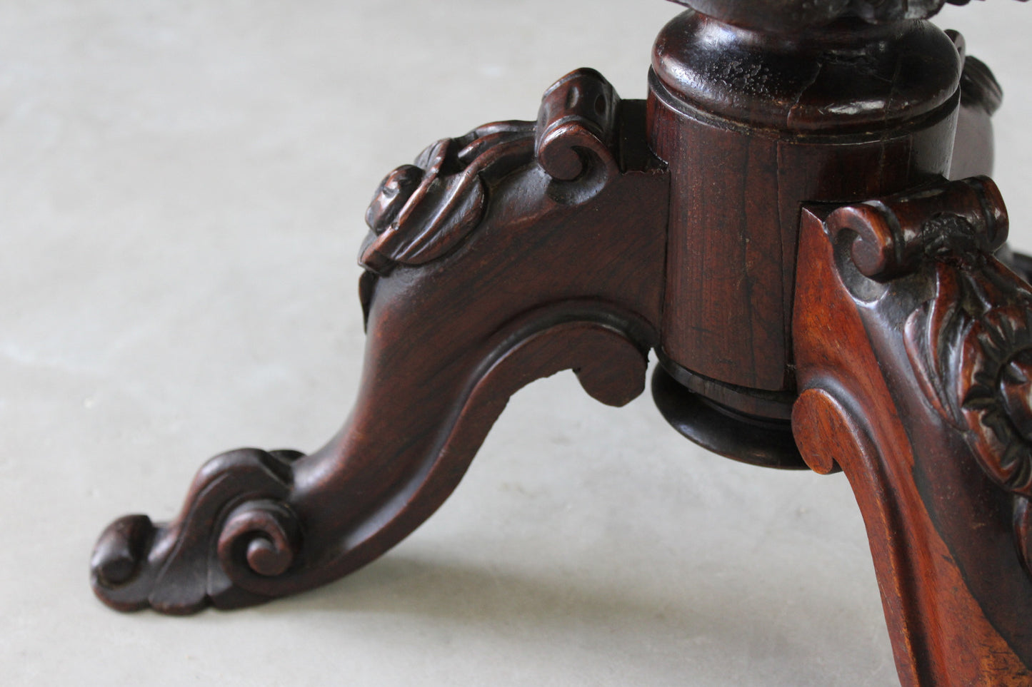 Victorian Rosewood Music Stool - Kernow Furniture