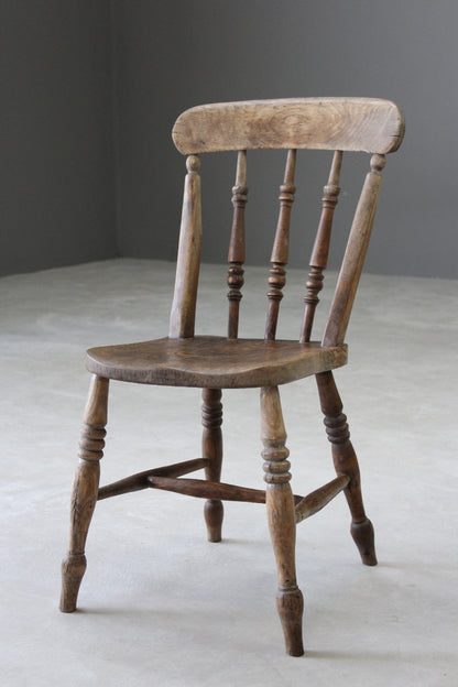 Single Rustic Kitchen Chair - Kernow Furniture