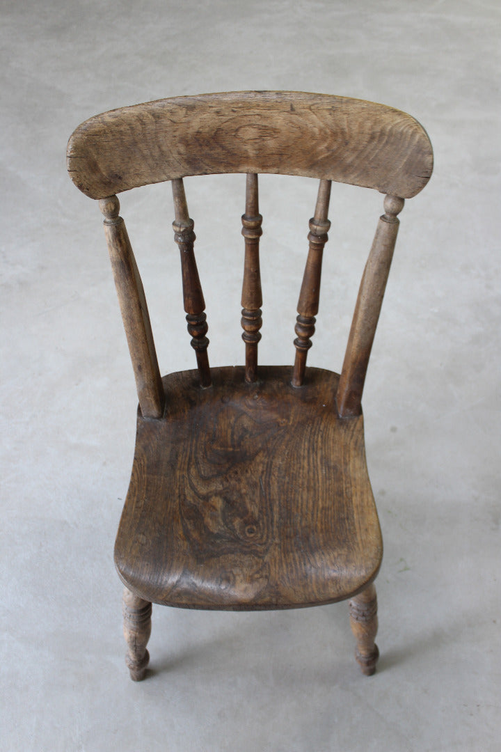 Single Rustic Kitchen Chair - Kernow Furniture