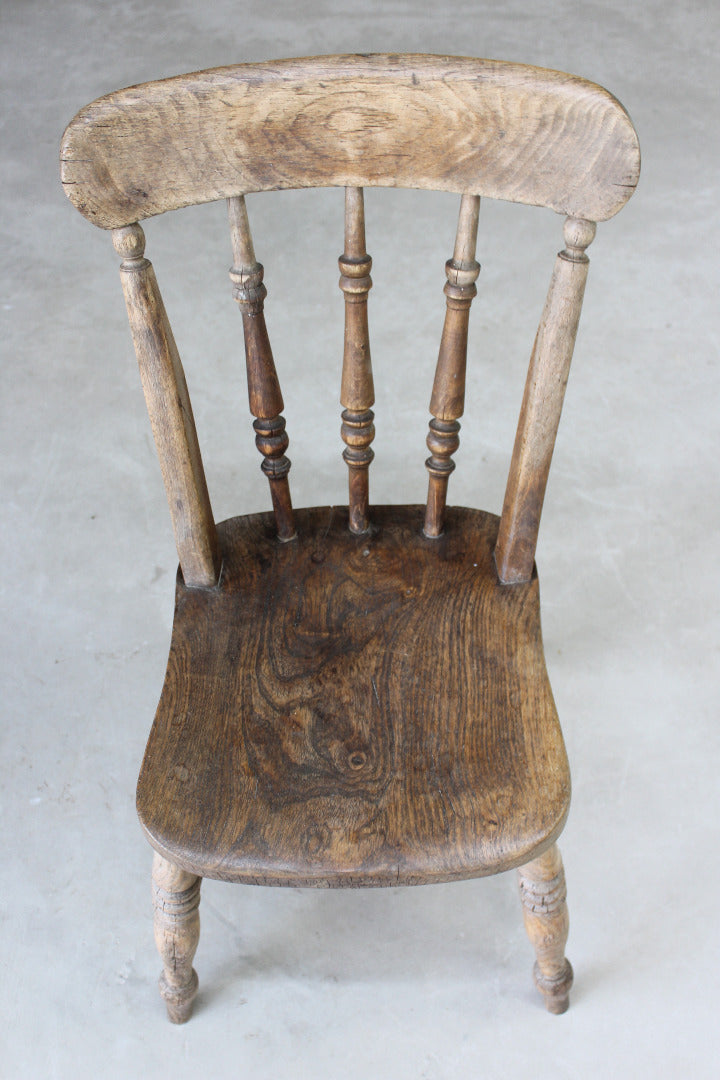 Single Rustic Kitchen Chair - Kernow Furniture