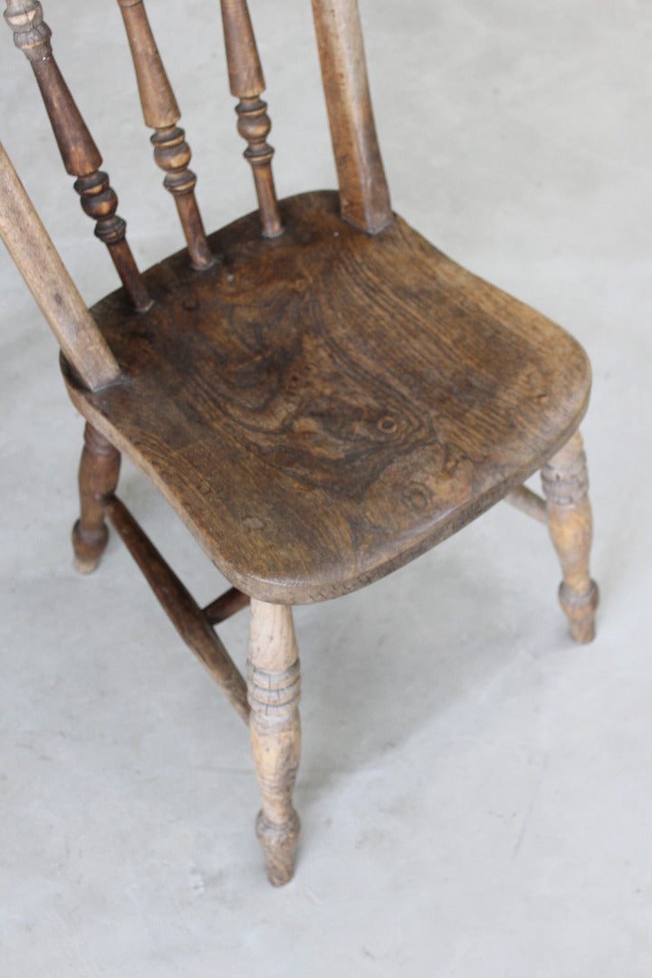 Single Rustic Kitchen Chair - Kernow Furniture