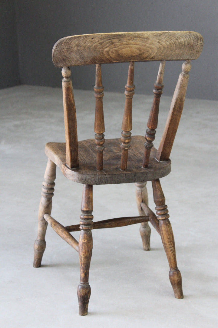 Single Rustic Kitchen Chair - Kernow Furniture