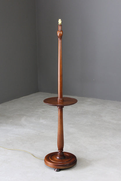 Mahogany Standard Lamp - Kernow Furniture