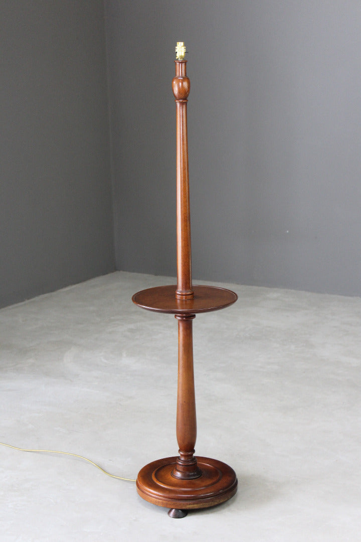 Mahogany Standard Lamp - Kernow Furniture