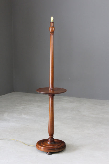 Mahogany Standard Lamp - Kernow Furniture