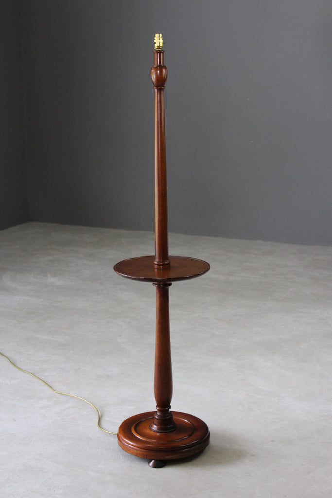 Mahogany Standard Lamp - Kernow Furniture