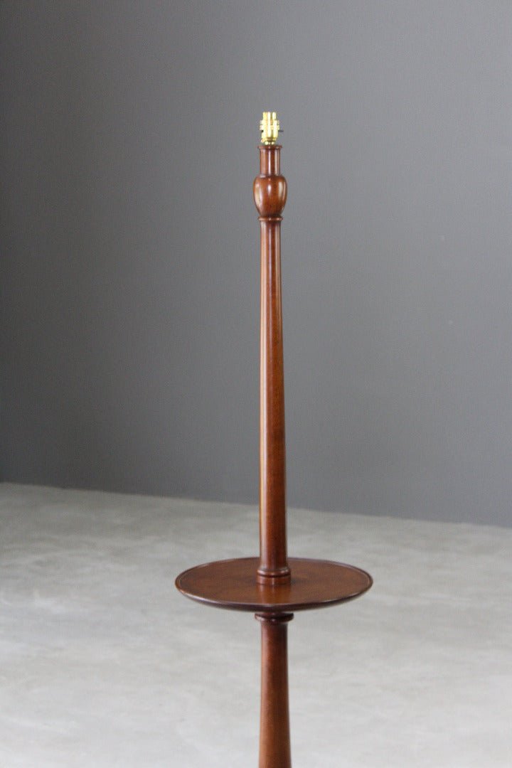 Mahogany Standard Lamp - Kernow Furniture