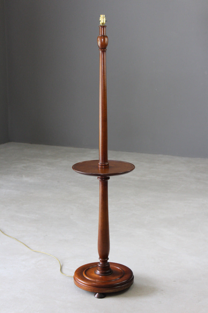 Mahogany Standard Lamp - Kernow Furniture