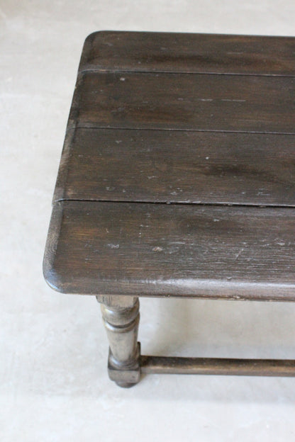 Stained Pine Side Table - Kernow Furniture