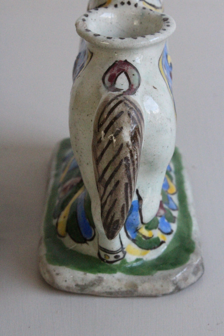 Glazed Pottery Horse Inkwell - Kernow Furniture