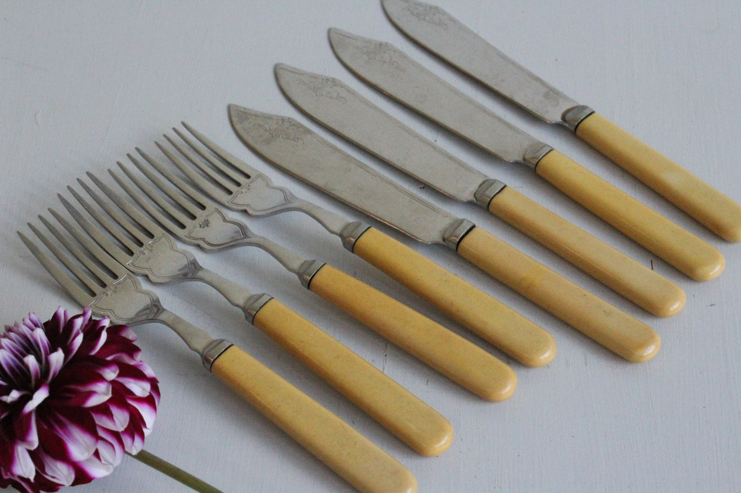 Vintage Fish Knives & Forks - Kernow Furniture