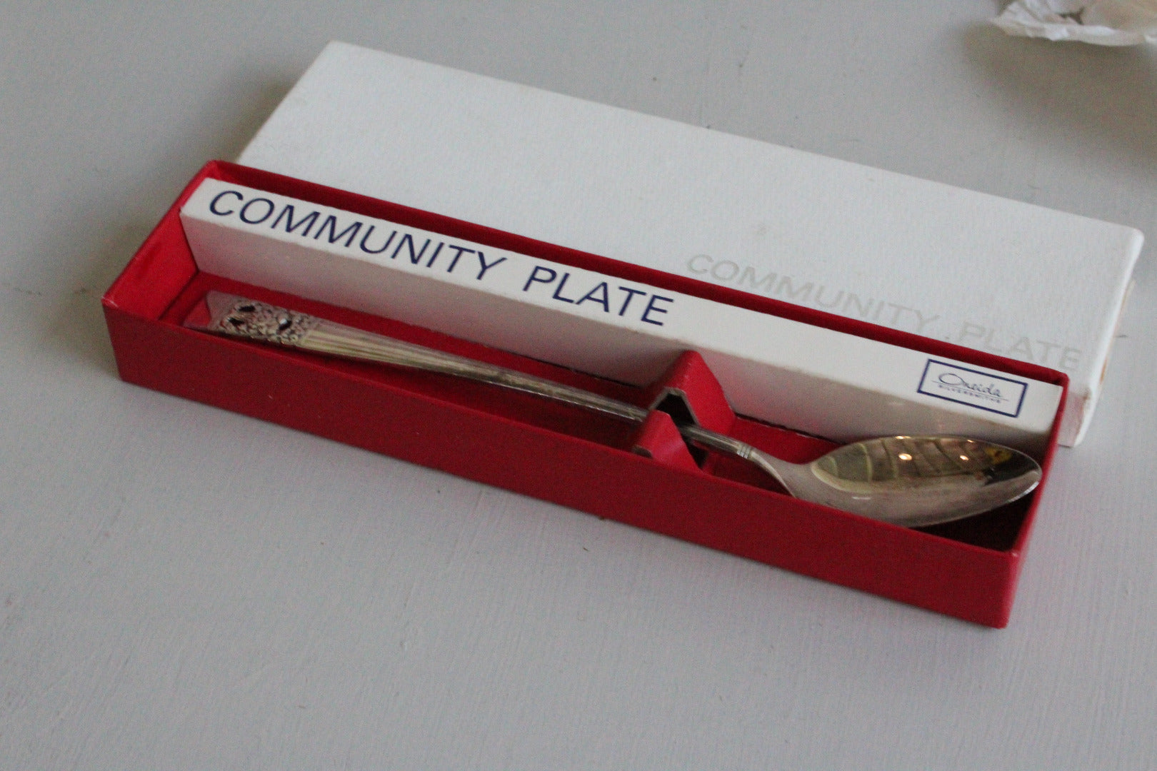 2 x Community Plate Hampton Court Spoons - Kernow Furniture