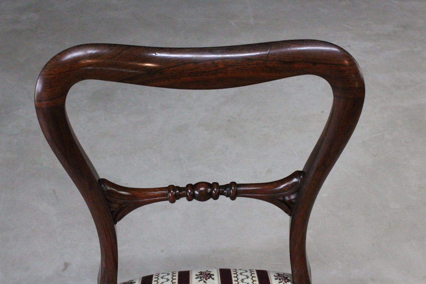 Single Victorian Rosewood Dining Chair - Kernow Furniture