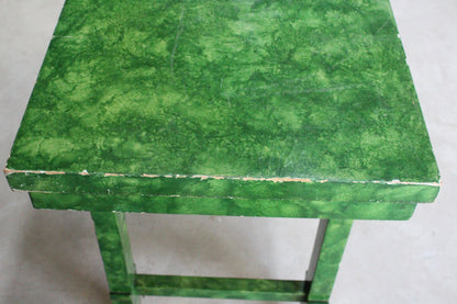 Green Oriental Style Console Table - Kernow Furniture