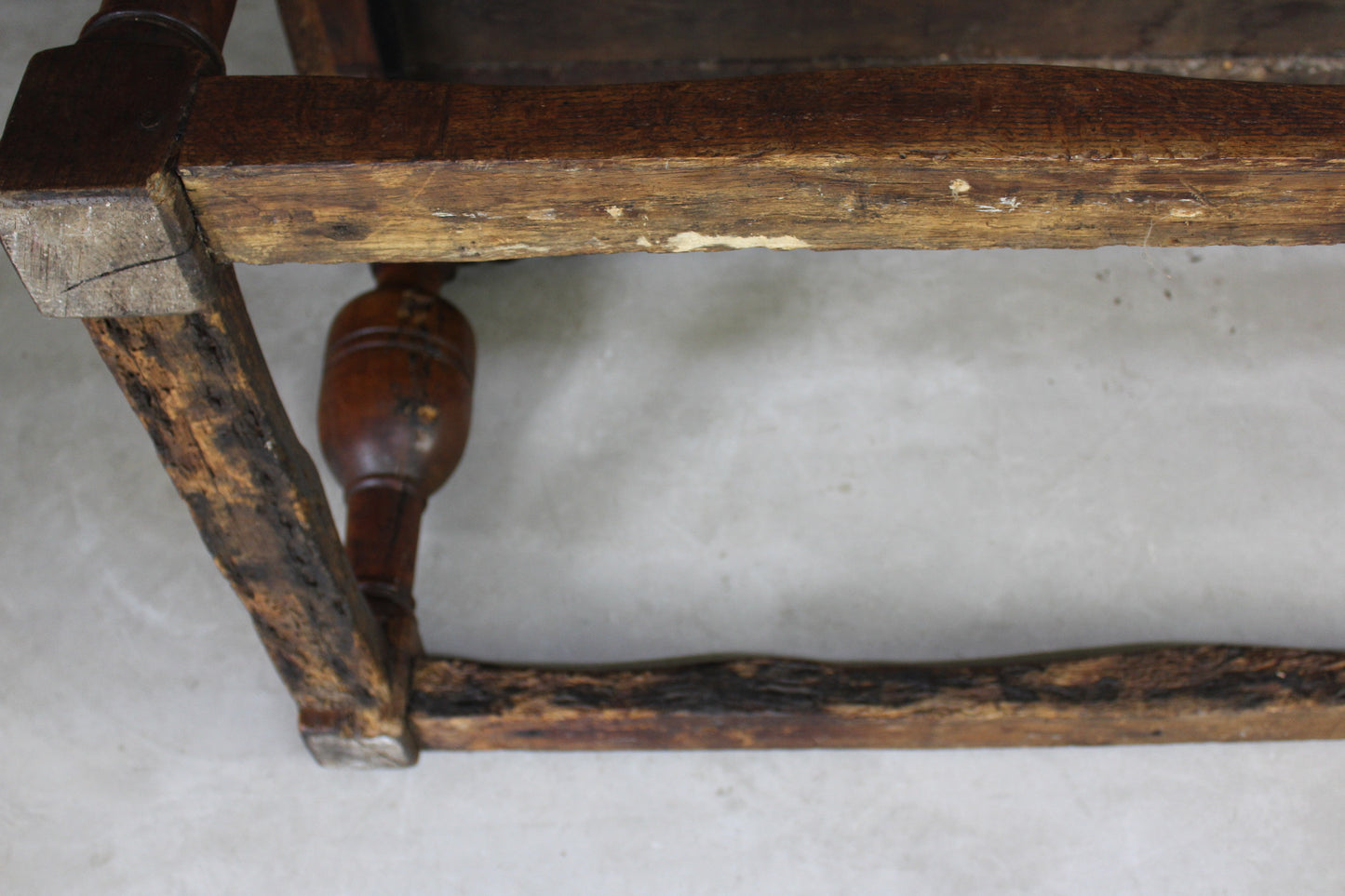 Antique Oak Refectory Table - Kernow Furniture