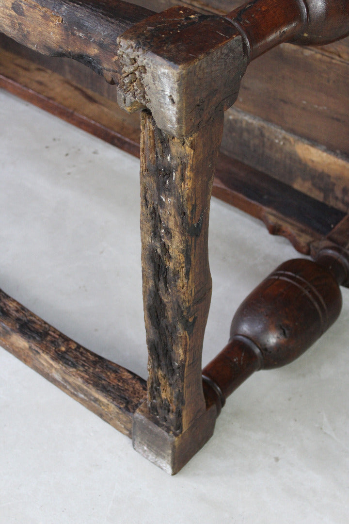 Antique Oak Refectory Table - Kernow Furniture