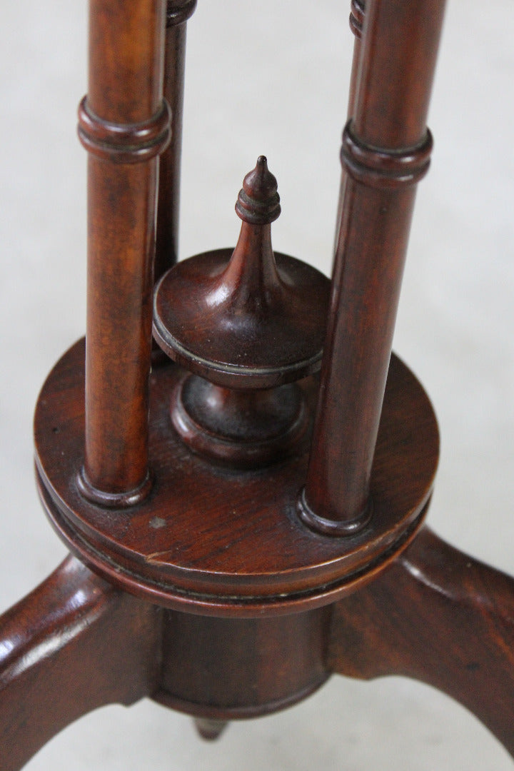 Mahogany Torchere Candle Stand - Kernow Furniture