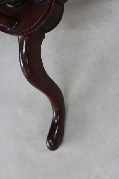 Mahogany Torchere Candle Stand - Kernow Furniture