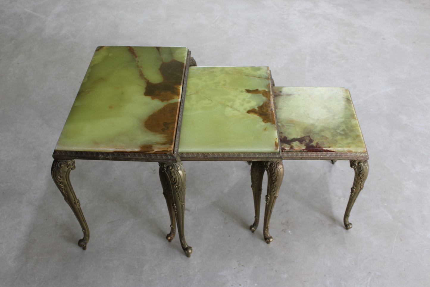 Nest Green Onyx Side Tables - Kernow Furniture