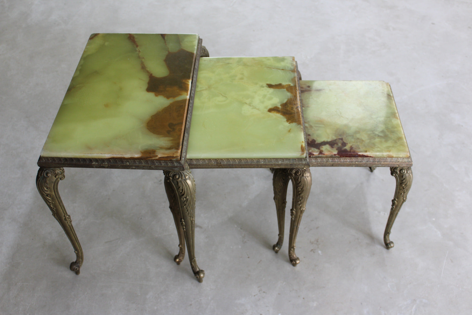 Nest Green Onyx Side Tables - Kernow Furniture