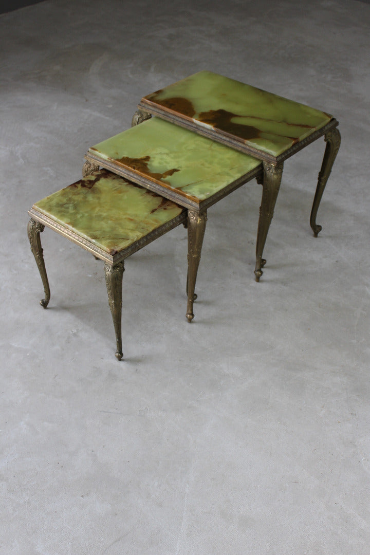 Nest Green Onyx Side Tables - Kernow Furniture