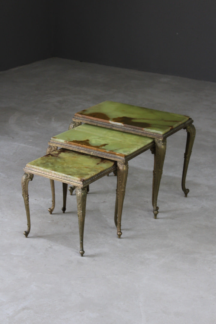 Nest Green Onyx Side Tables - Kernow Furniture