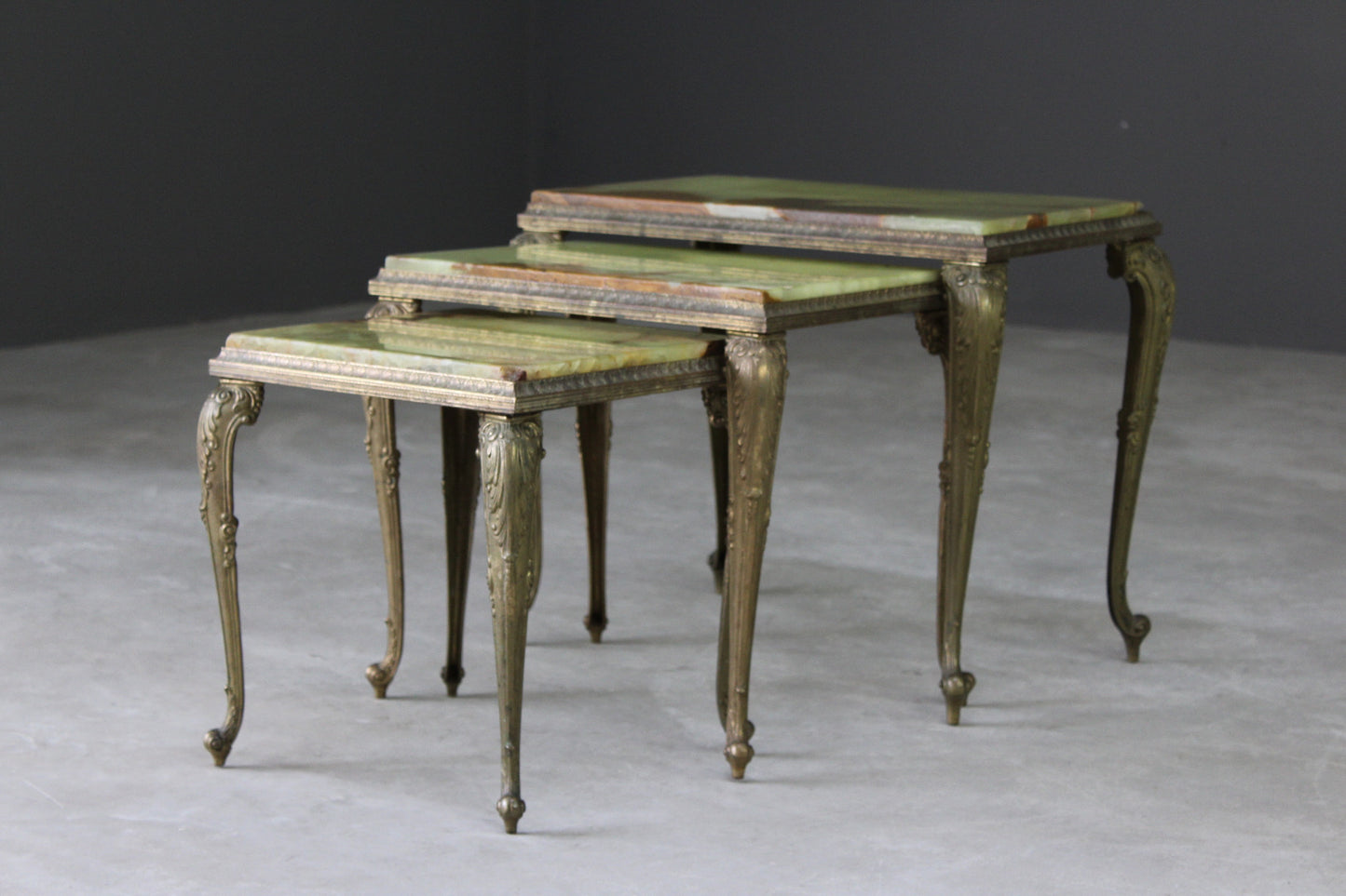 Nest Green Onyx Side Tables - Kernow Furniture