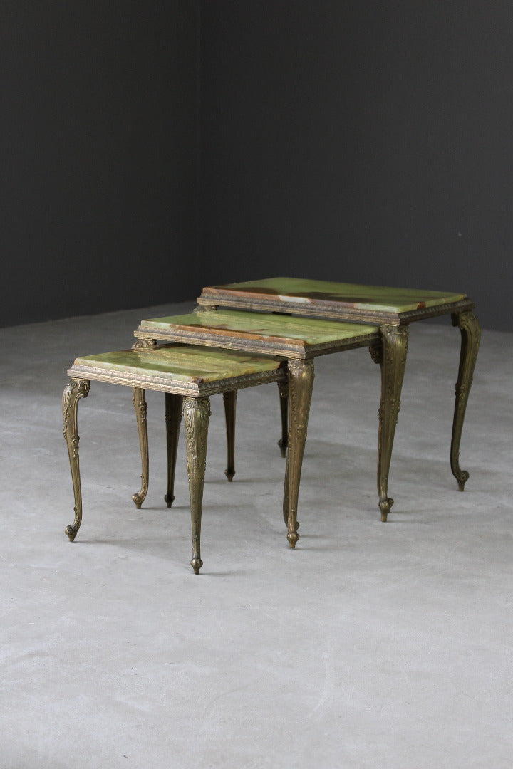 Nest Green Onyx Side Tables - Kernow Furniture