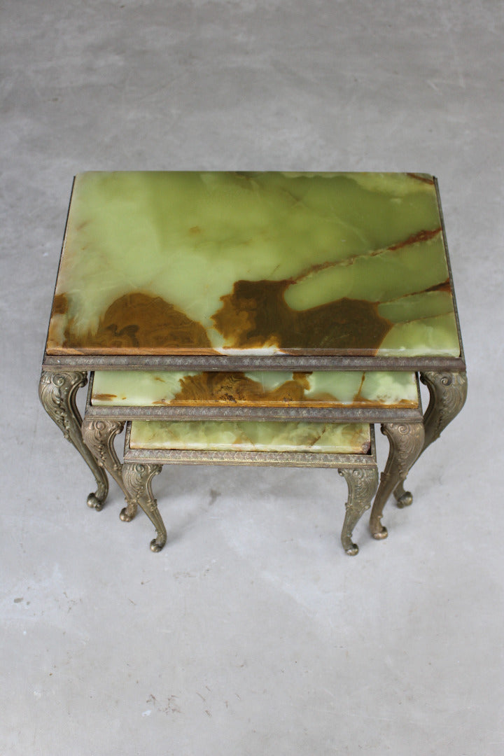 Nest Green Onyx Side Tables - Kernow Furniture
