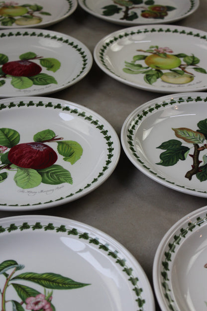 8 Portmeirion Pomona & Apple Harvest Dinner Plates - Kernow Furniture