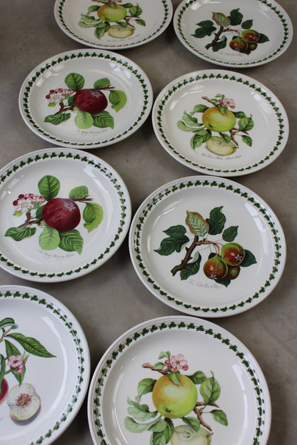 8 Portmeirion Pomona & Apple Harvest Dinner Plates - Kernow Furniture