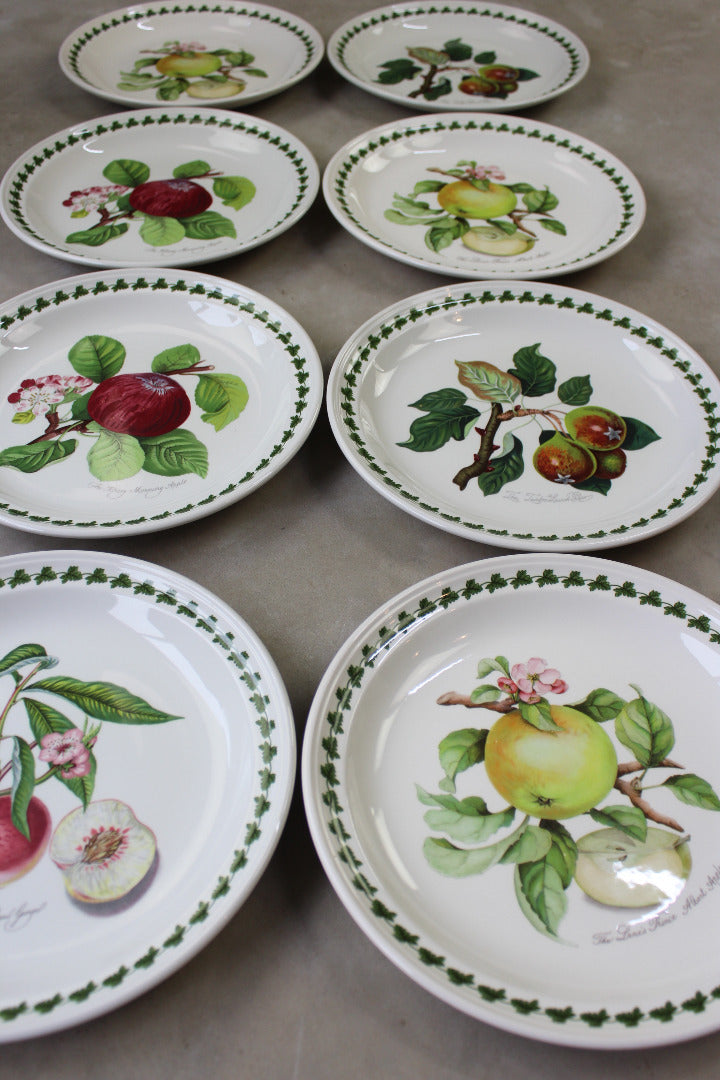 8 Portmeirion Pomona Apple Harvest Dinner Plates Kernow Furniture