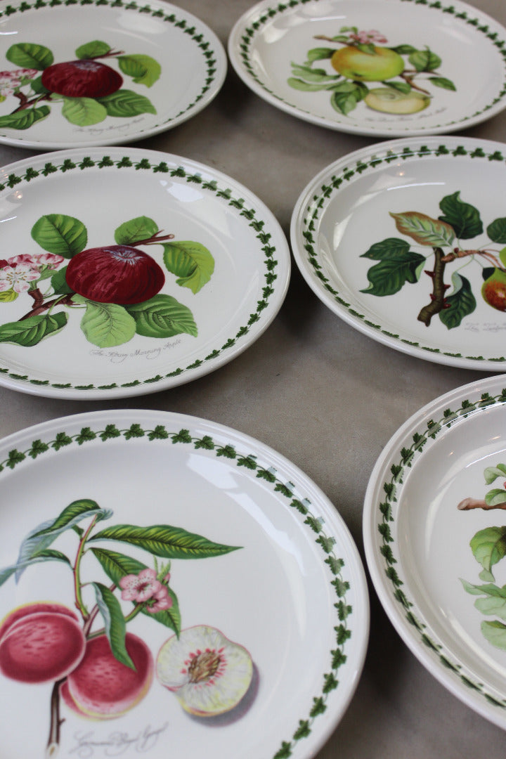 8 Portmeirion Pomona & Apple Harvest Dinner Plates - Kernow Furniture