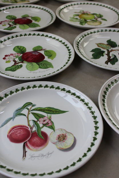 8 Portmeirion Pomona & Apple Harvest Dinner Plates - Kernow Furniture