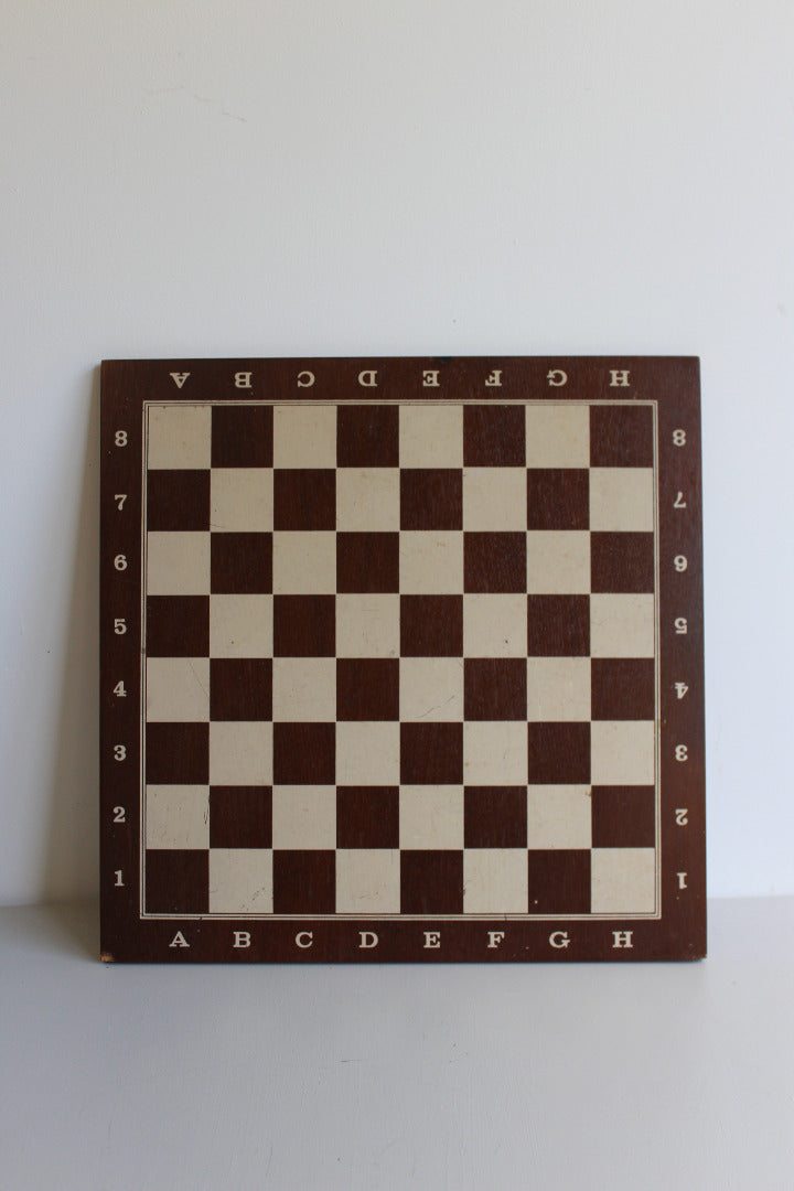 Solid Wood Chess Checkers Games Board - Kernow Furniture