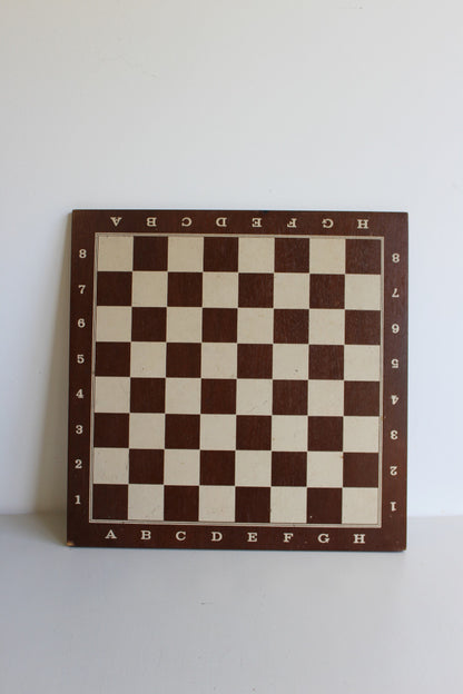 Solid Wood Chess Checkers Games Board - Kernow Furniture