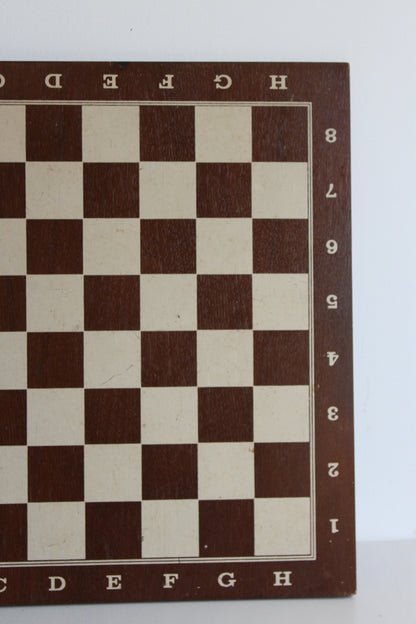 Solid Wood Chess Checkers Games Board - Kernow Furniture