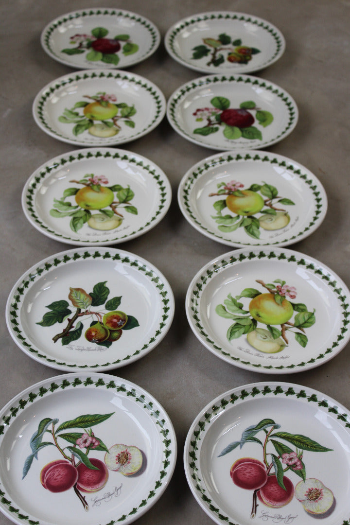 10 Portmeirion Pomona & Apple Harvest Side Bread Plates - Kernow Furniture