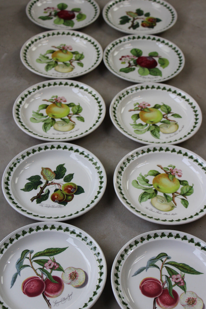 10 Portmeirion Pomona & Apple Harvest Side Bread Plates - Kernow Furniture