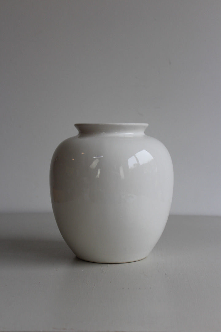 Sia White Vase - Kernow Furniture