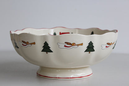 Masons Christmas Village Large Bowl - Kernow Furniture